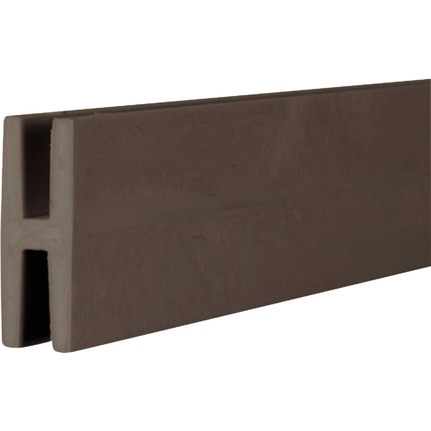 Deckorators 2-1/8 In W x 95-1/2 In L x 3/4 D Dark Brown Vinyl Panel H-Divider Image 1