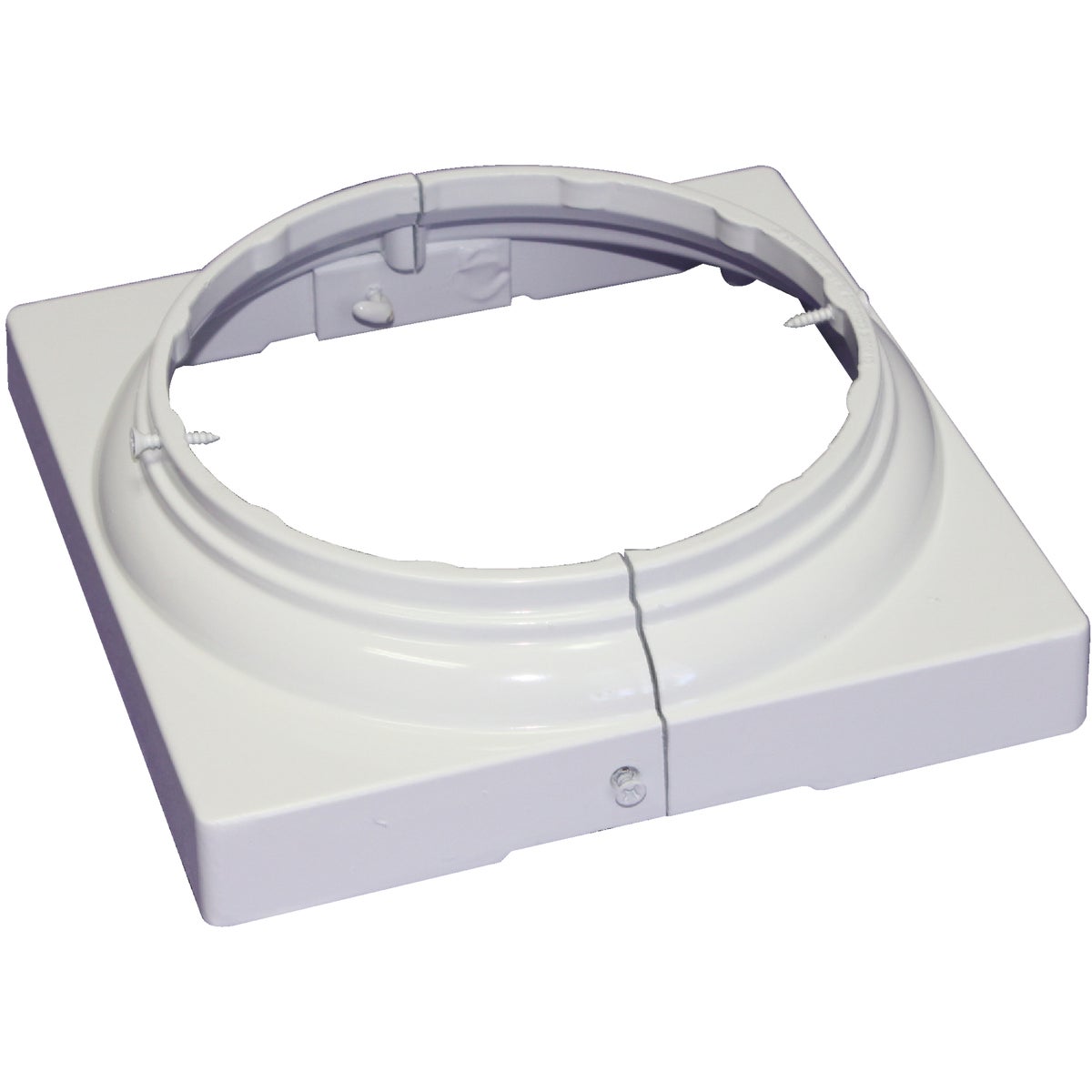 Crown Column 8 In. White Aluminum Split Cap/Base