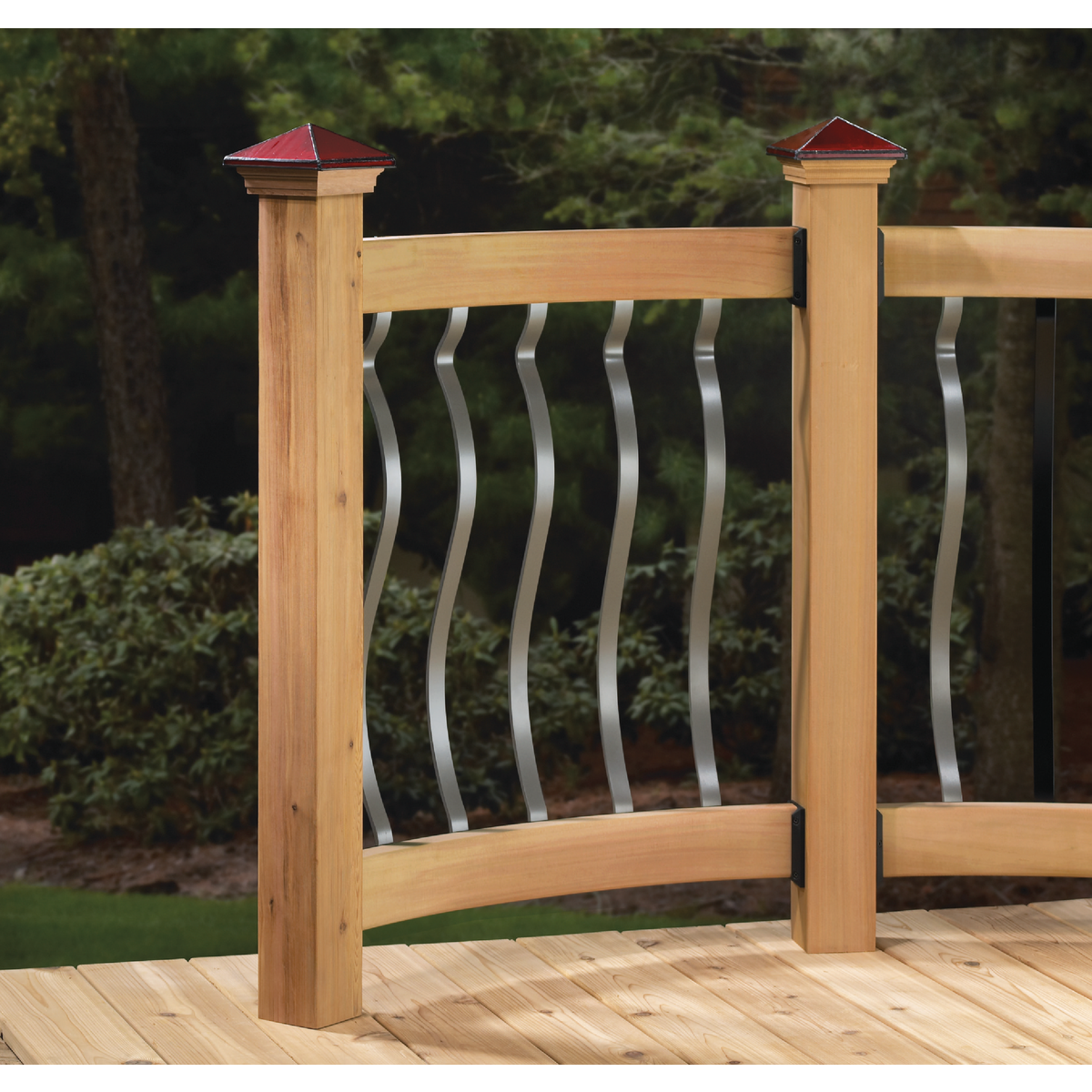 Deckorators 32-1/4 In. Bronze Aluminum Baroque Baluster (5-Pack) Image 2