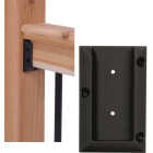 Deckorators Black Plastic Rail Bracket (2-Pack) Image 1