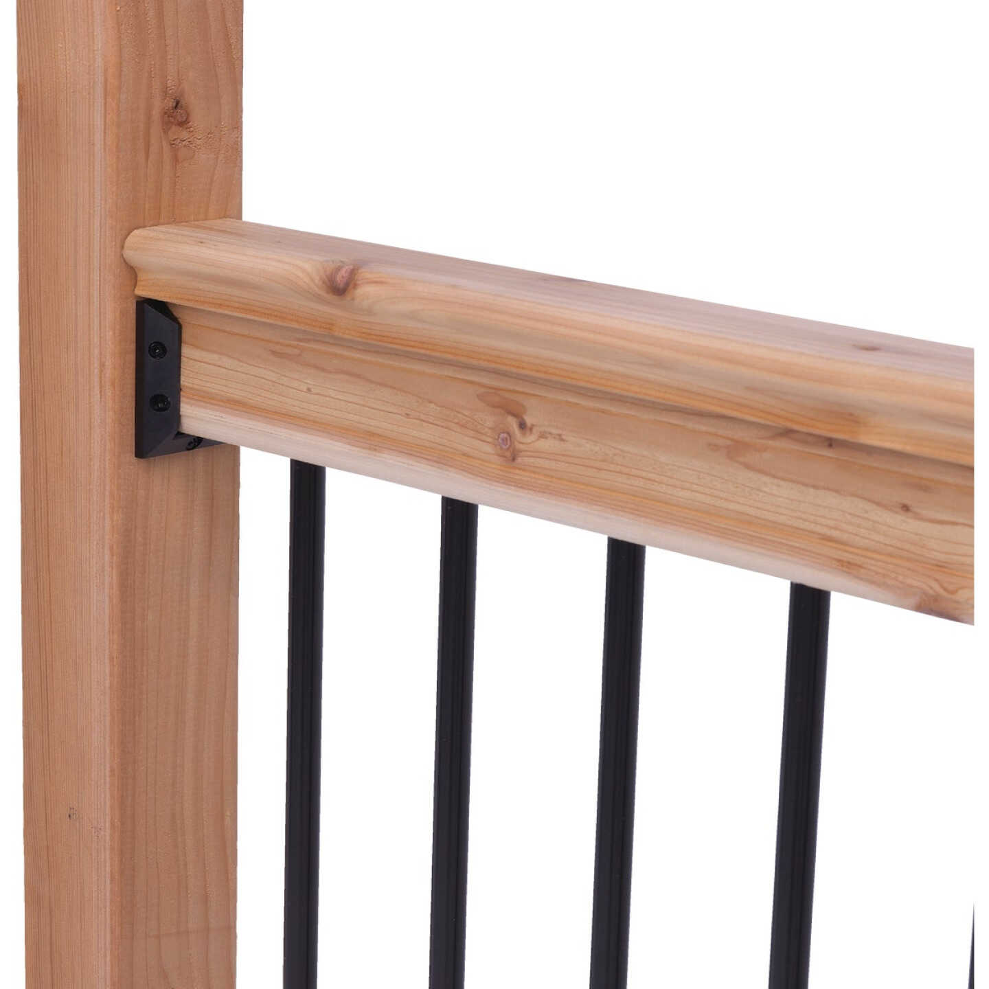 Deckorators Black Plastic Rail Bracket (2-Pack) Image 2