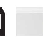 Royal 5/8 In. W. x 3-1/4 In. H. x 12 Ft. L. White PVC Colonial Base Molding Image 1