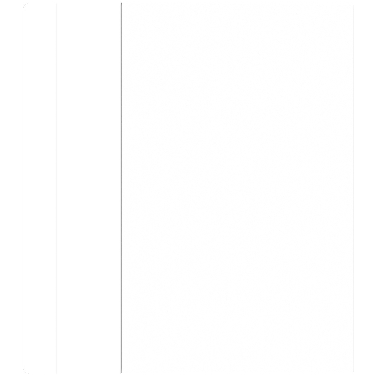 House of Fara 1/2 In. W. x 5-1/2 In. H. x 8 Ft. L. White MDF Mullion Base Molding