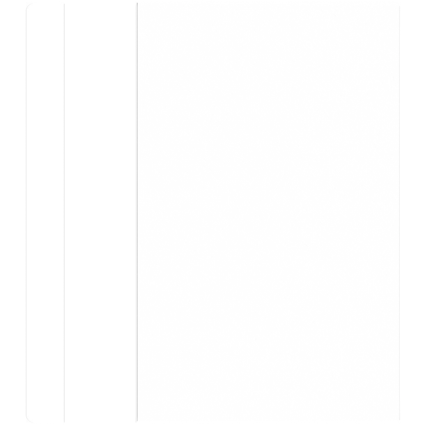 House of Fara 1/2 In. W. x 5-1/2 In. H. x 8 Ft. L. White MDF Mullion Base Molding Image 1