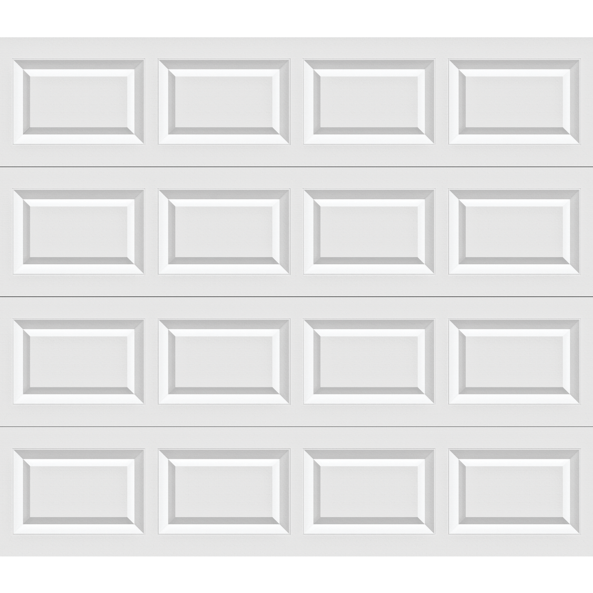 Holmes Bronze Series 9 Ft. W x 7 Ft. H White Steel Garage Door with EZ-Set Torsion Spring