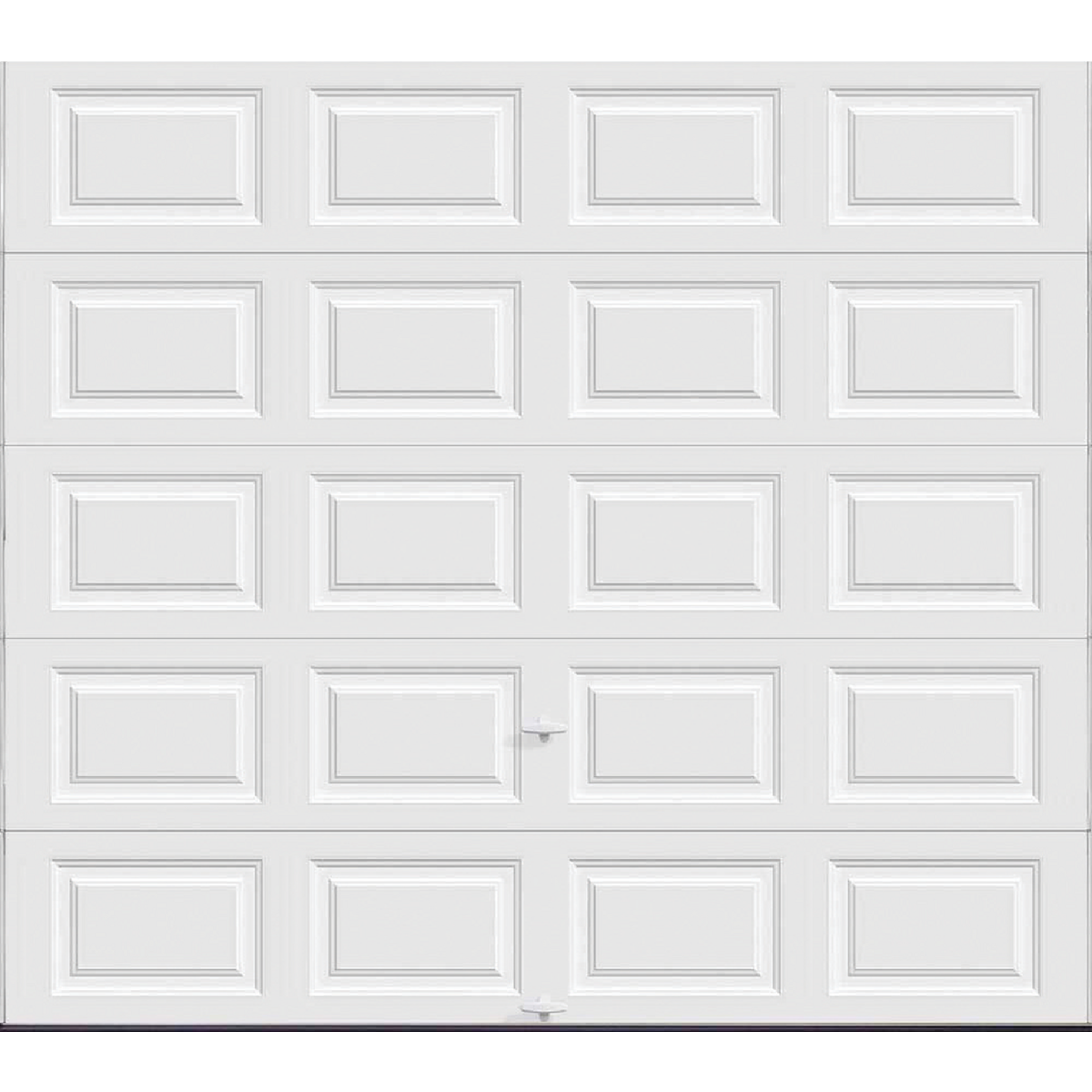 Holmes Bronze Series 9 Ft. W x 8 Ft. H White Steel Garage Door w/EZ-Set Torsion Spring