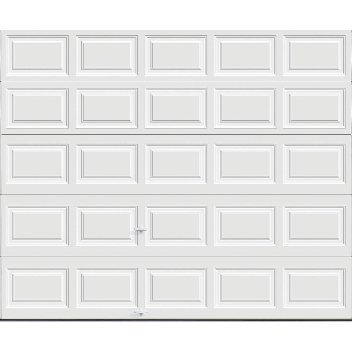 Holmes Gold Series 10 Ft. W x 8 Ft. H White Insulated Steel Garage Door w/EZ-Set Torsion Spring