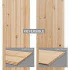 Global Product Sourcing 3-1/2 In. W. x 8 Ft. L. x 5/16 In. Thick Knotty Cedar Reversible Profile Wall Plank (6-Pack) Image 4