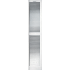 Builders Edge 15 In. x 72 In. Vinyl Louvered Shutter, (2-Pack) Image 1
