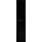 Builders Edge 15 In. x 64 In. Vinyl Louvered Shutter, (2-Pack) Image 1