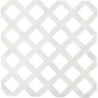 Deckorators 4 Ft. W x 8 Ft. L x 1/8 In. Thick White Vinyl Lattice Panel Image 1
