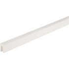 Deckorators 1-3/16 In W x 95-1/2 In L x 3/4 In D White Vinyl Lattice U-Cap Image 1