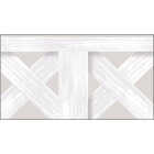 Deckorators 1-3/16 In W x 95-1/2 In L x 3/4 In D White Vinyl Lattice U-Cap Image 2