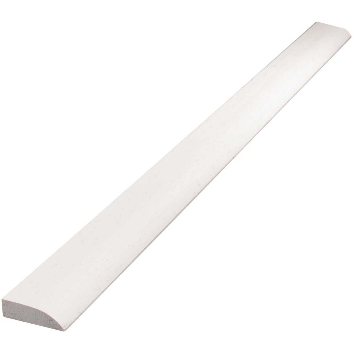 Alexandria Moulding 7/16 In. W. x 1-3/8 In. H. x 7 Ft. L. White Finger Joint Pine Ranch Stop Molding Image 1