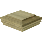 Deckorators 6 In. x 6 In. Pressure-Treated Pine Press-On Post Cap Image 1