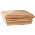 Deckorators 4 In. x 4 In. Cedar Press-On Post Cap Image 3