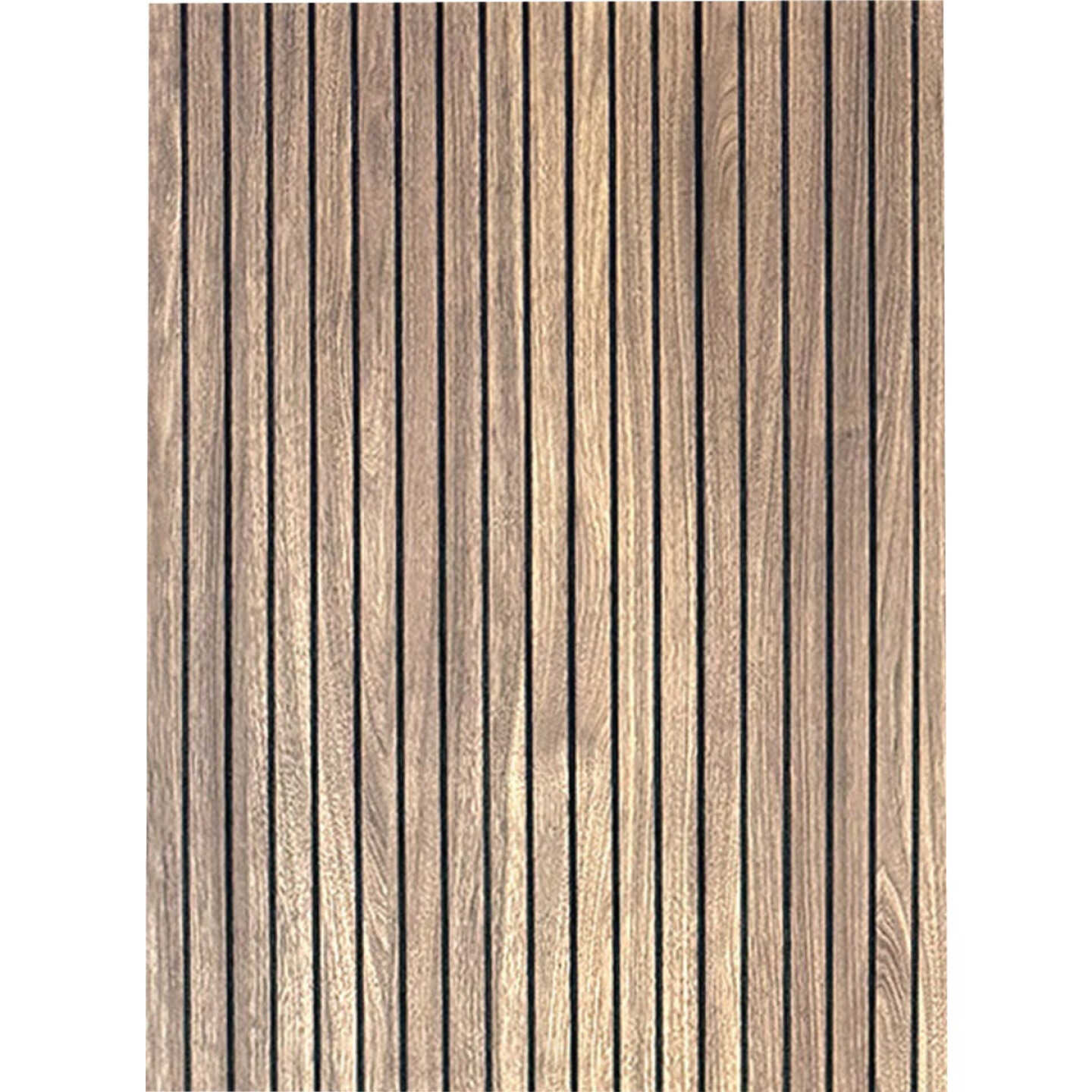 American Pacific 1/4 In. x 4 Ft. x 8 Ft. Fluted Walnut Acoustic Wall Panel Image 6