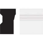 Royal 2 In. x 8 Ft. PVC Brick Molding Image 1