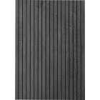 American Pacific 1/4 In. x 4 Ft. x 8 Ft. Fluted Black Acoustic Wall Panel Image 3