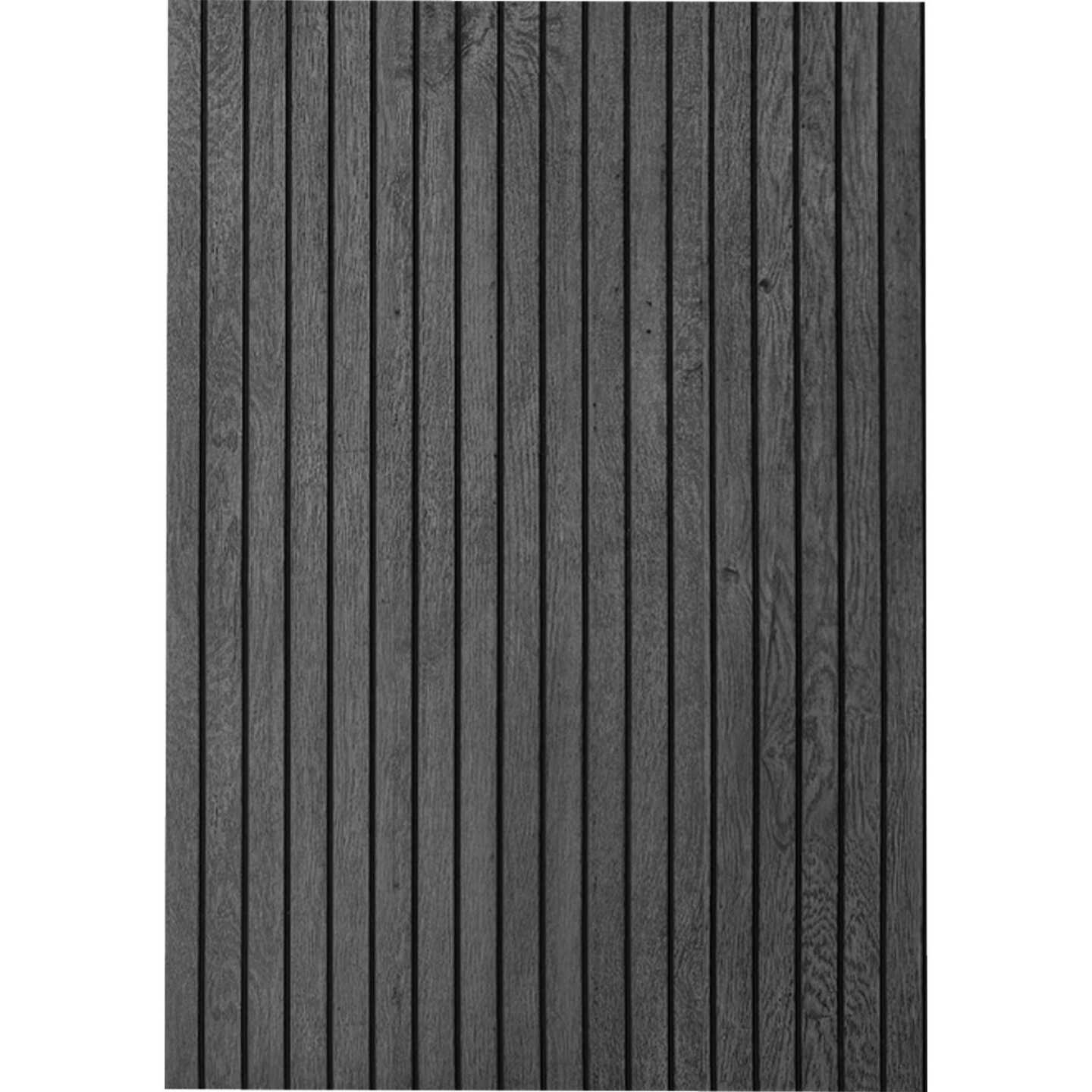 American Pacific 1/4 In. x 4 Ft. x 8 Ft. Fluted Black Acoustic Wall Panel Image 3