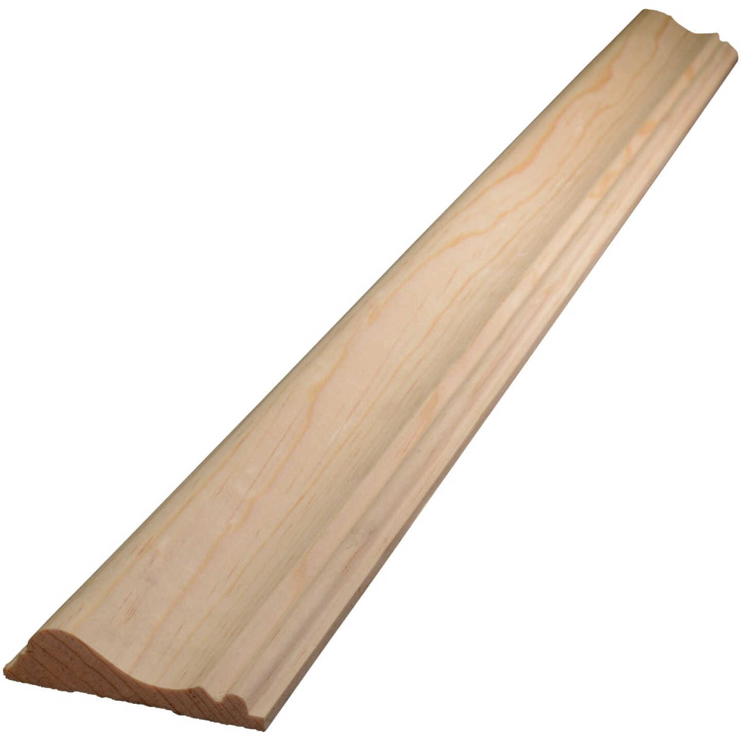 Alexandria Moulding 11/16 In. W. x 2-5/8 In. H. x 8 Ft. L. Solid Pine Colonial Chair Rail Molding Image 1