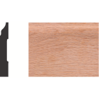 House of Fara 1/2 In. W. x 3-1/4 In. H. x 8 Ft. L. Solid Red Oak Colonial Base Molding Image 1