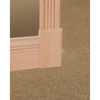 House of Fara 3/4 In. W. x 1/2 In. H. x 8 Ft. L. Solid Red Oak Base Shoe Image 2