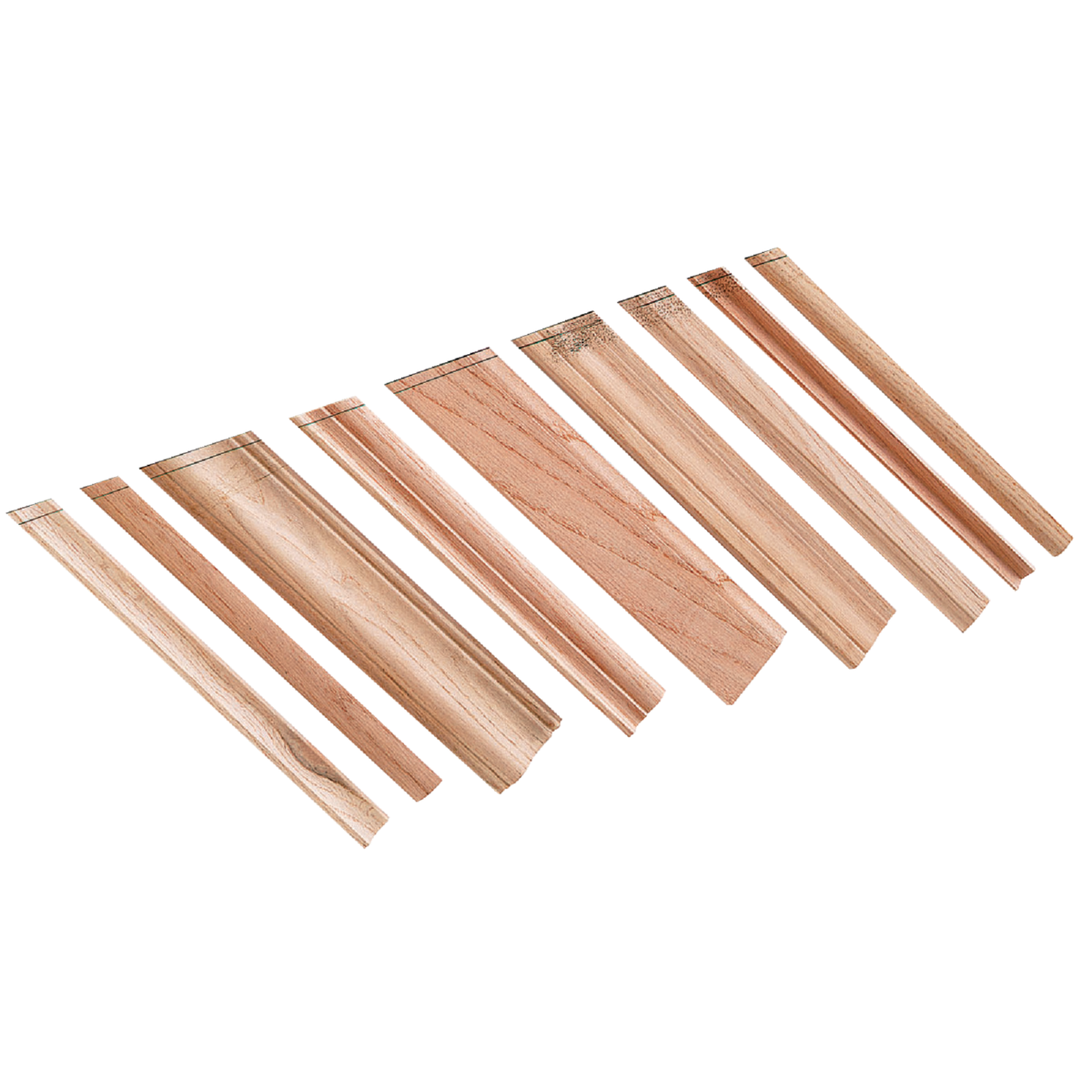 House of Fara 3/4 In. W. x 3/4 In. H. x 96 In. L. Solid Red Oak Quarter Round Image 5