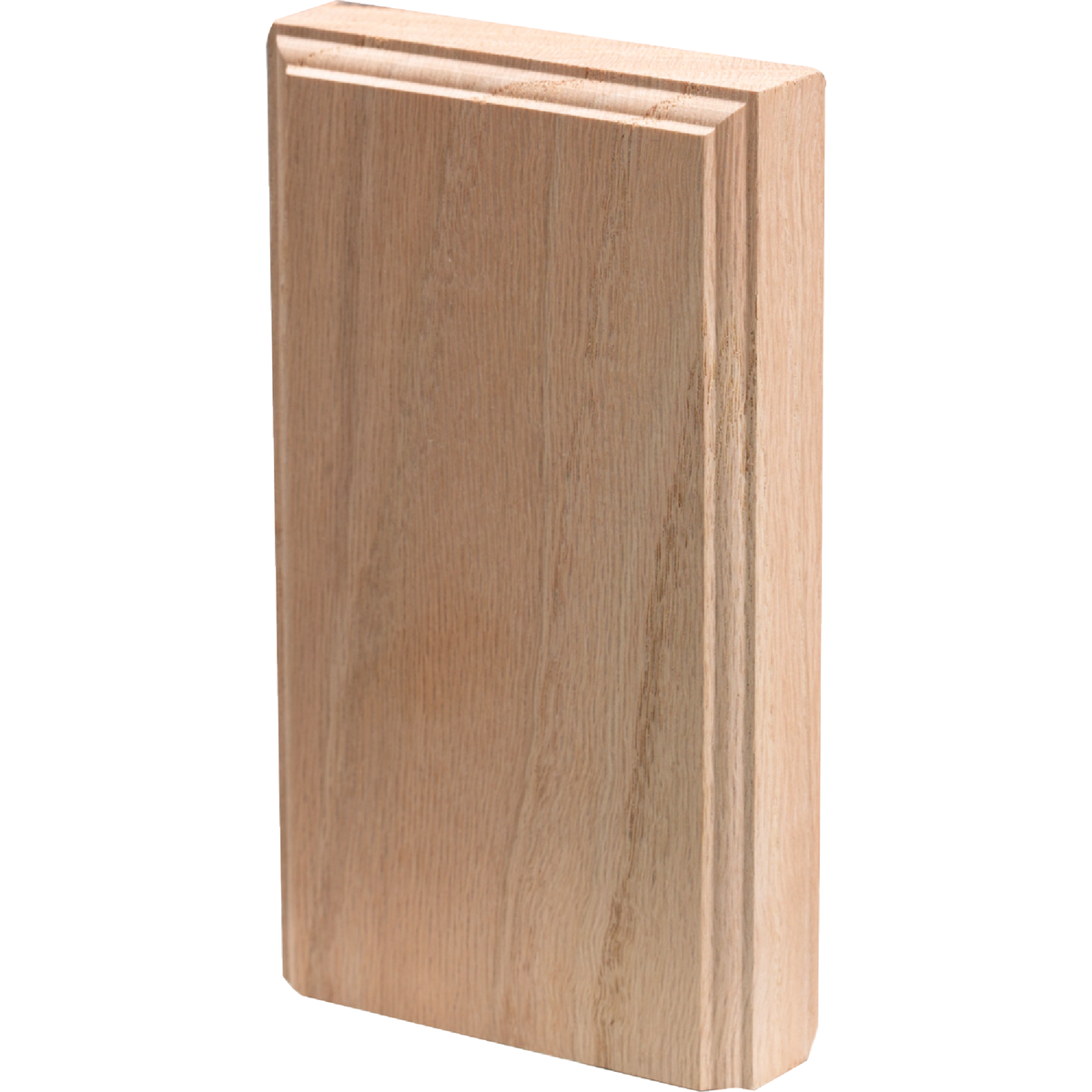 House of Fara 7/8 In. W. x 3-1/2 In. H. x 6 In. L. Oak Plinth Block Image 2