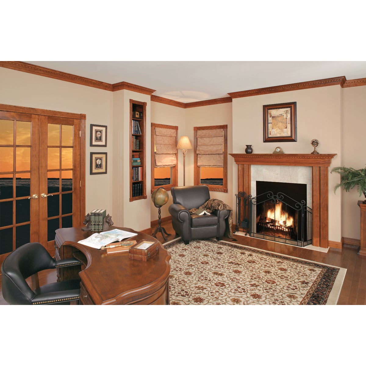 House of Fara 7/8 In. W. x 3-1/2 In. H. x 6 In. L. Pine Plinth Block Image 2