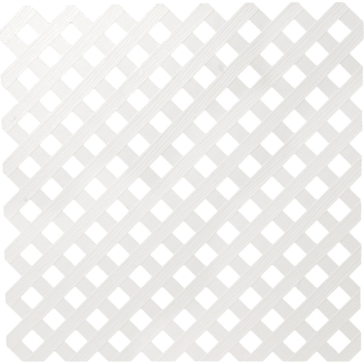 Deckorators 4 Ft. W x 8 Ft. L x 1/8 In. Thick White Vinyl Privacy Lattice Panel