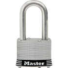 Master Lock 1-3/4 In. Laminated Stainless Steel Keyed Padlock with 1-1/2 In. Shackle Image 1