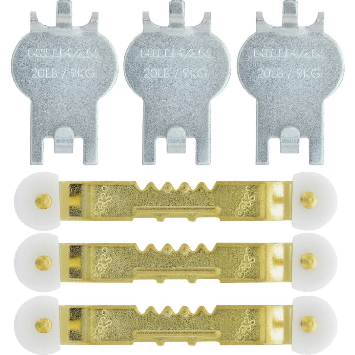 Hillman High and Mighty 20 Lb. Picture Hanger Kit (6-Piece) Image 2