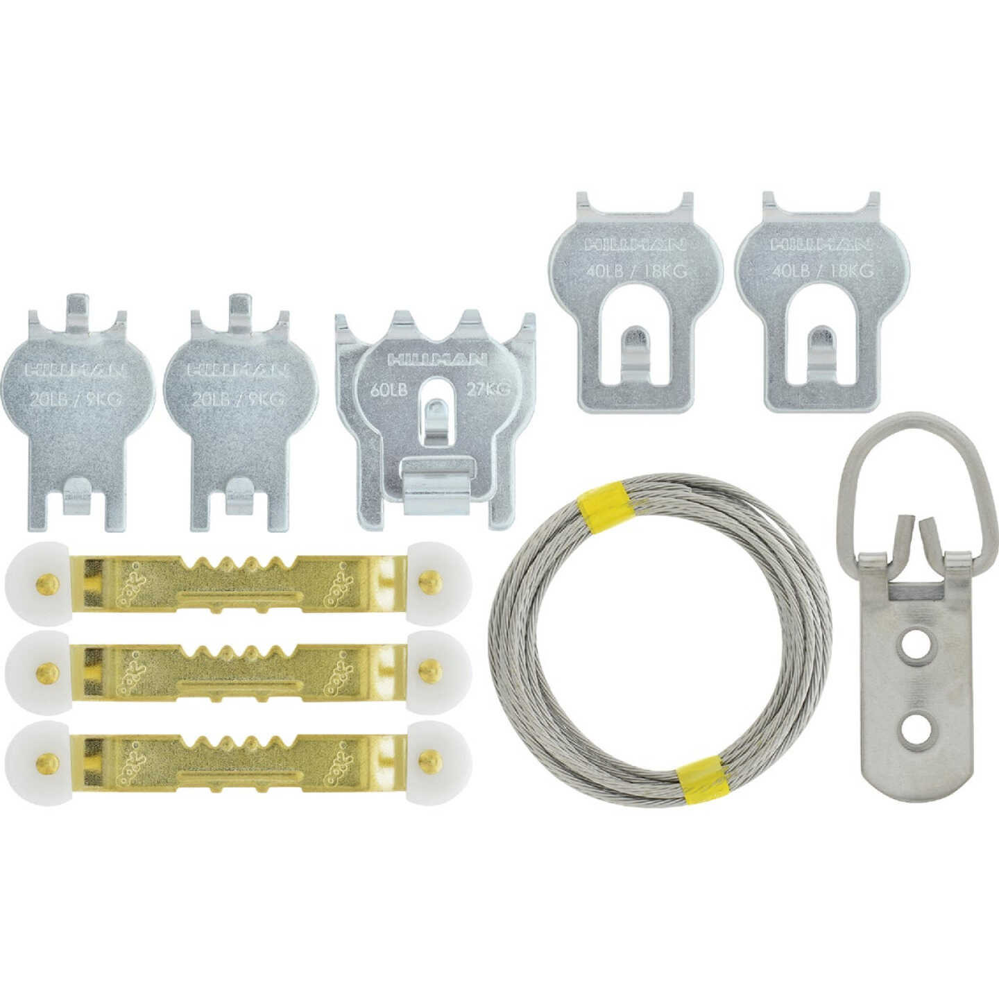High and Mighty 20 Lb. to 60 Lb. Picture Hanger Kit (13-Piece) Image 2