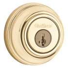 Kwikset Signature Series Polished Brass Double Cylinder Deadbolt with SmartKey Image 2