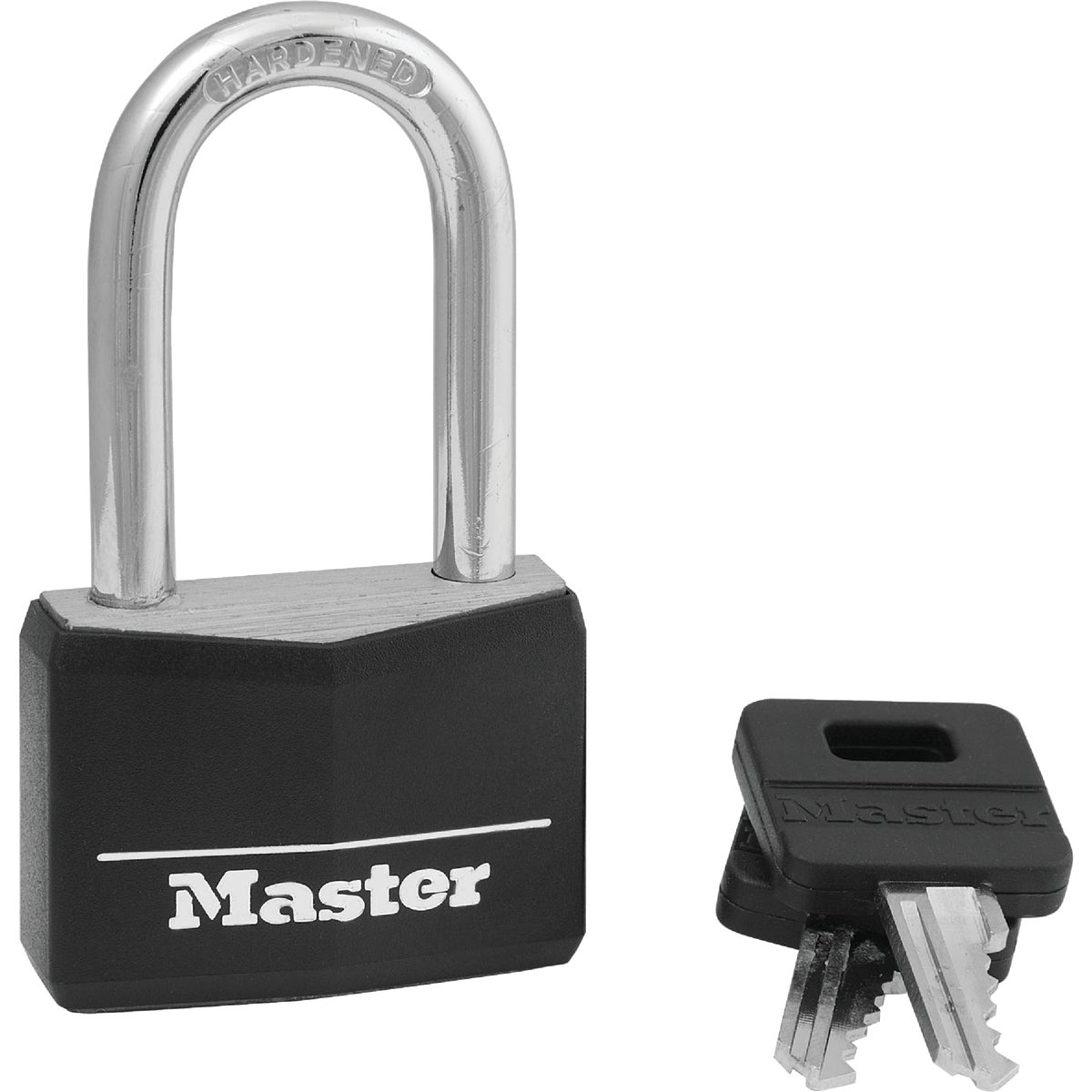 Master Lock 1-9/16 In. W. Covered Solid Body Padlock with 1-1/2 In. Shackle Image 1