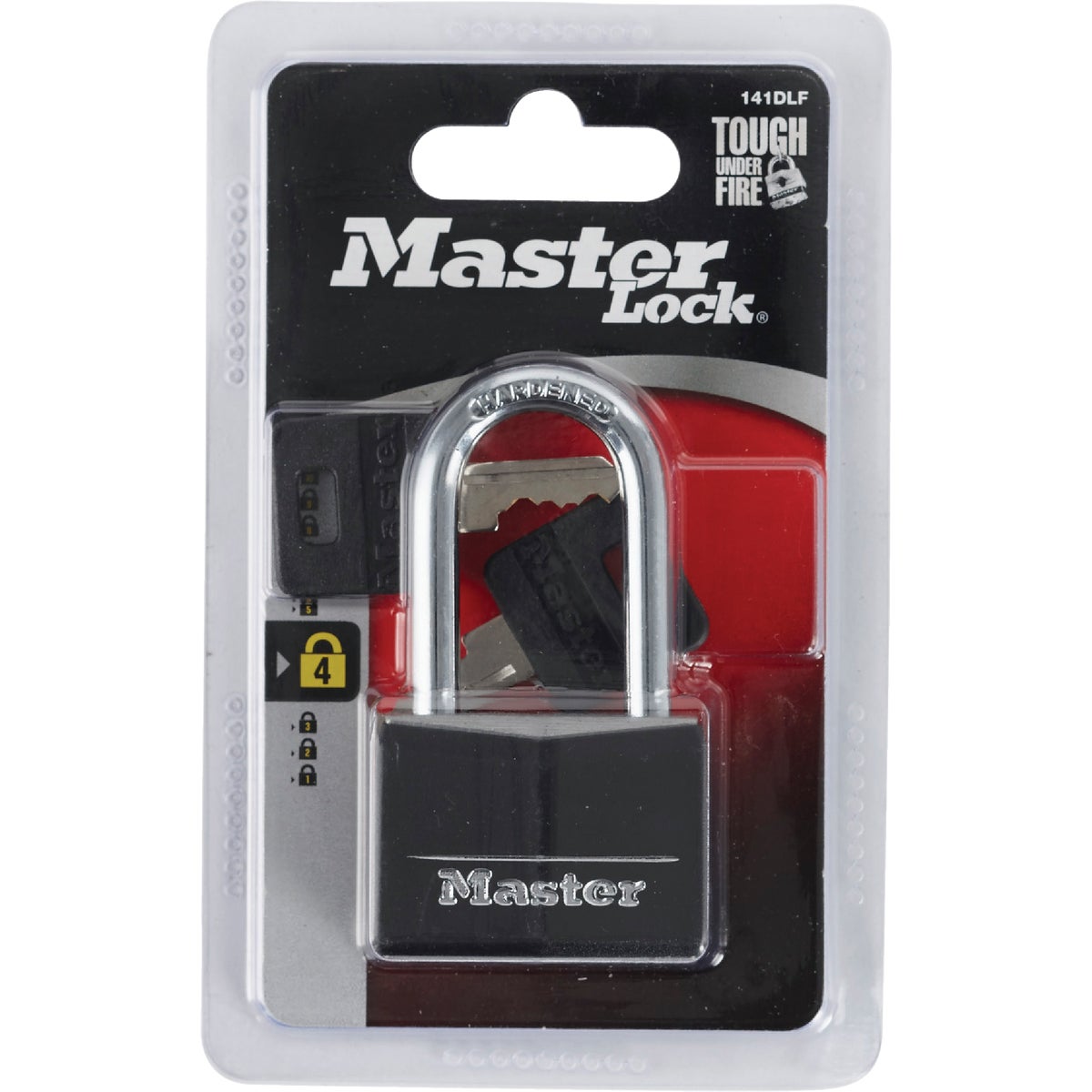 Master Lock 1-9/16 In. W. Covered Solid Body Padlock with 1-1/2 In. Shackle Image 2