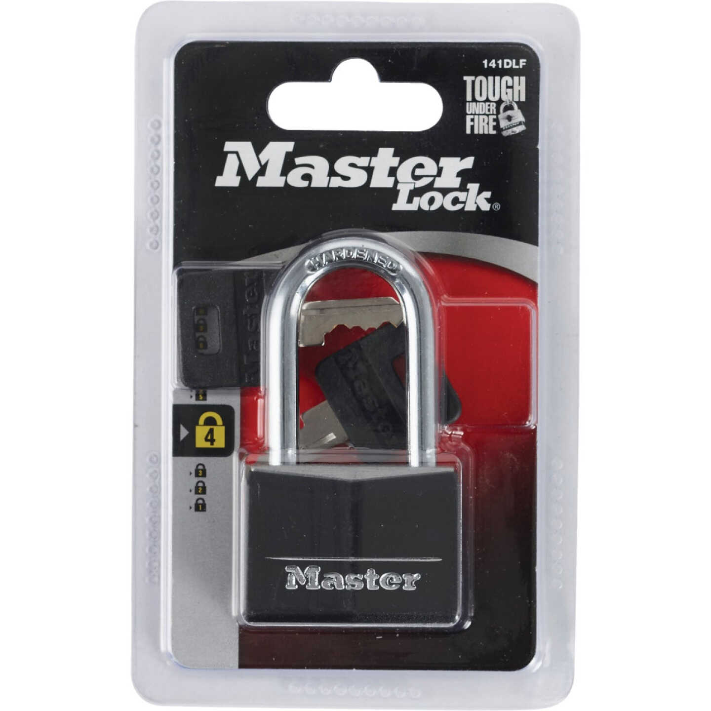 Master Lock 1-9/16 In. W. Covered Solid Body Padlock with 1-1/2 In. Shackle Image 2