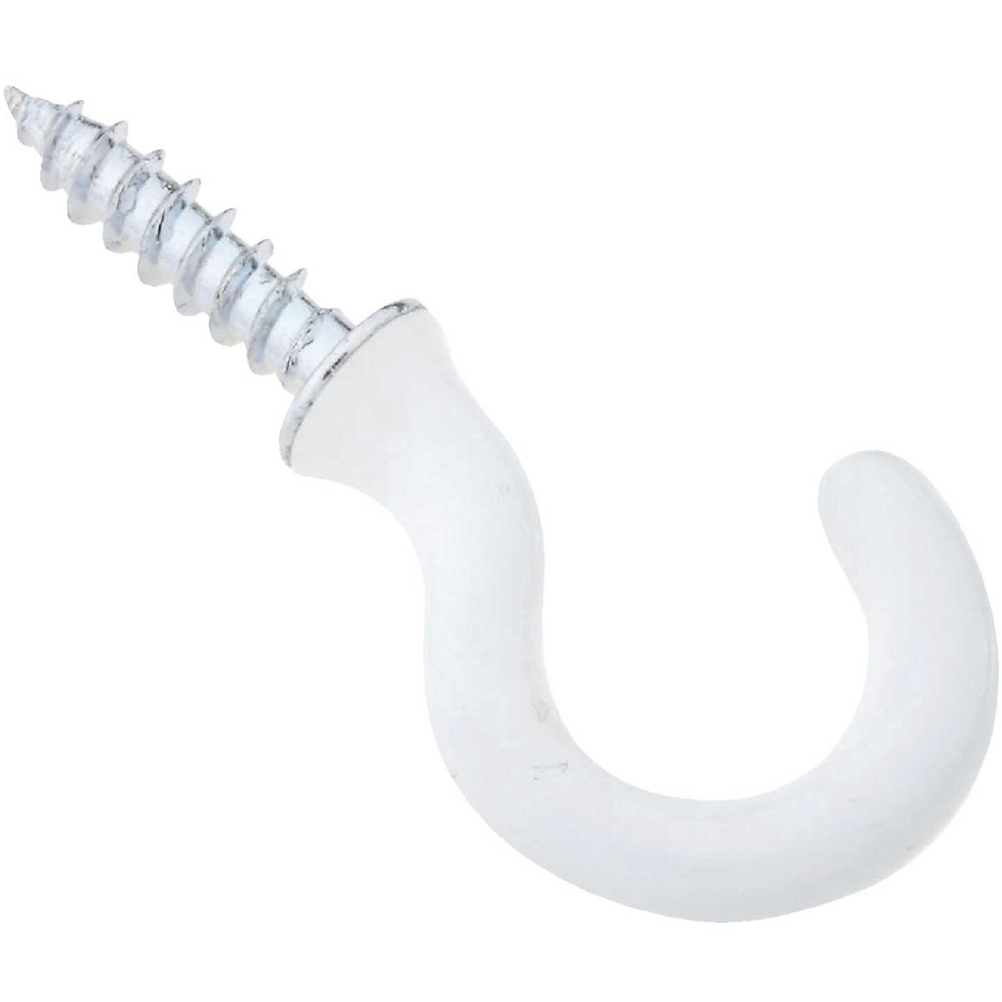 National Hardware 3/4 In. White Vinyl Cup Hook (5 Count) Image 1