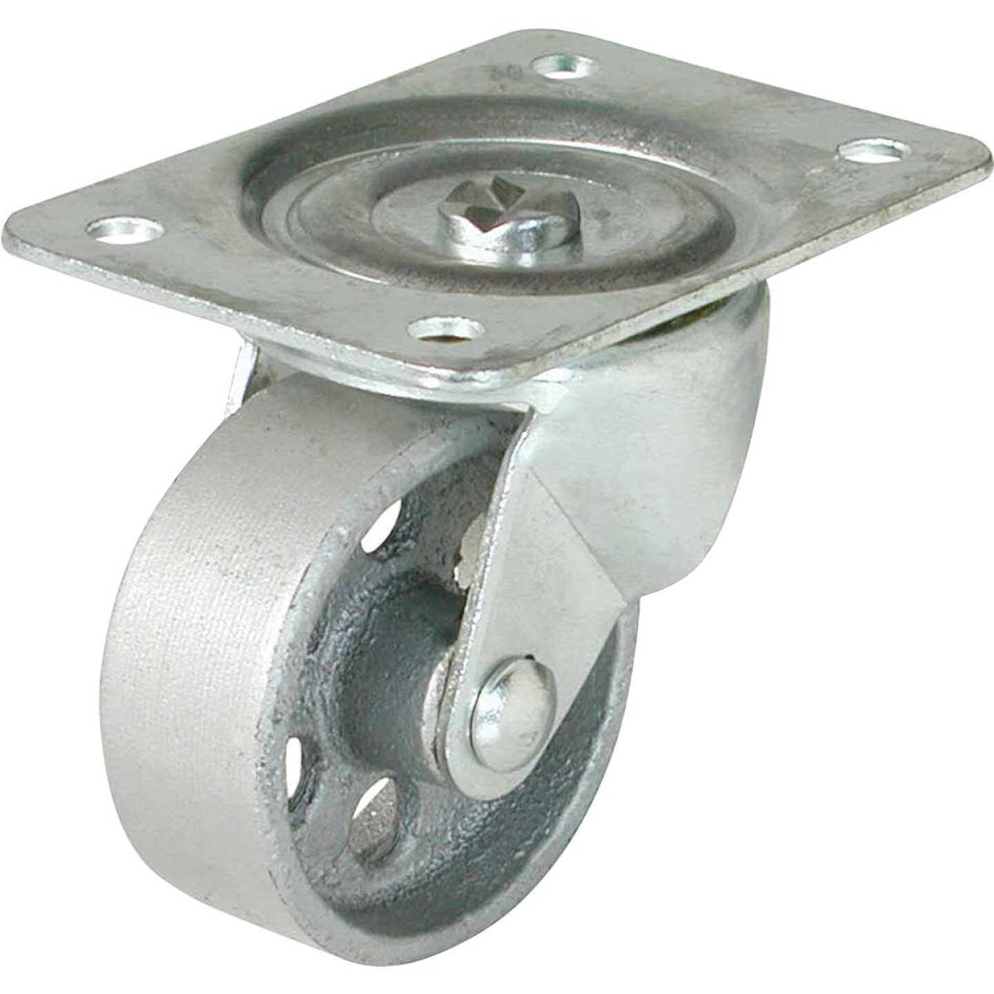 Shepherd Hardware 4 In. Cast-Iron General-Duty Swivel Plate Caster Image 1