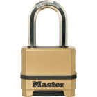 Master Lock Magnum 2 In. Steel Gold & Black Combination Padlock with 1-1/2 In. Shackle Image 1