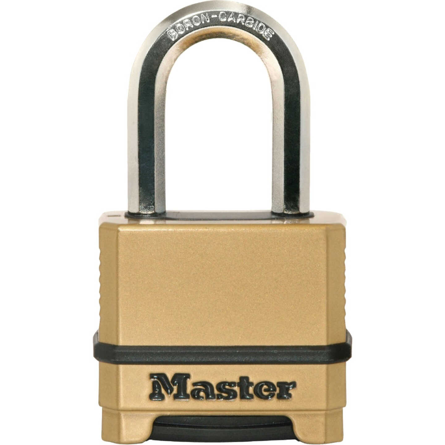 Master Lock Magnum 2 In. Steel Gold & Black Combination Padlock with 1-1/2 In. Shackle Image 1