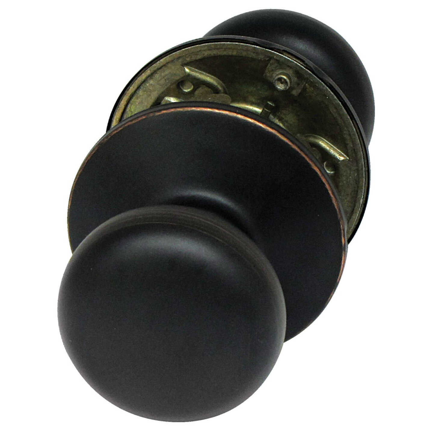 Schlage Plymouth Aged Bronze Hall & Closet Door Knob Image 1