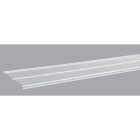 Organized Living FreedomRail 4 Ft. W. x 16 in. D Profile Ventilated Closet Shelf, White Image 1