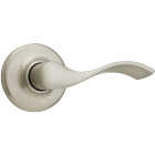 Kwikset Satin Nickel Balboa Passage Door Lever Image 1