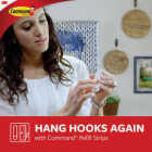 Command Small Adhesive Strip, White, 20 Strips Image 2