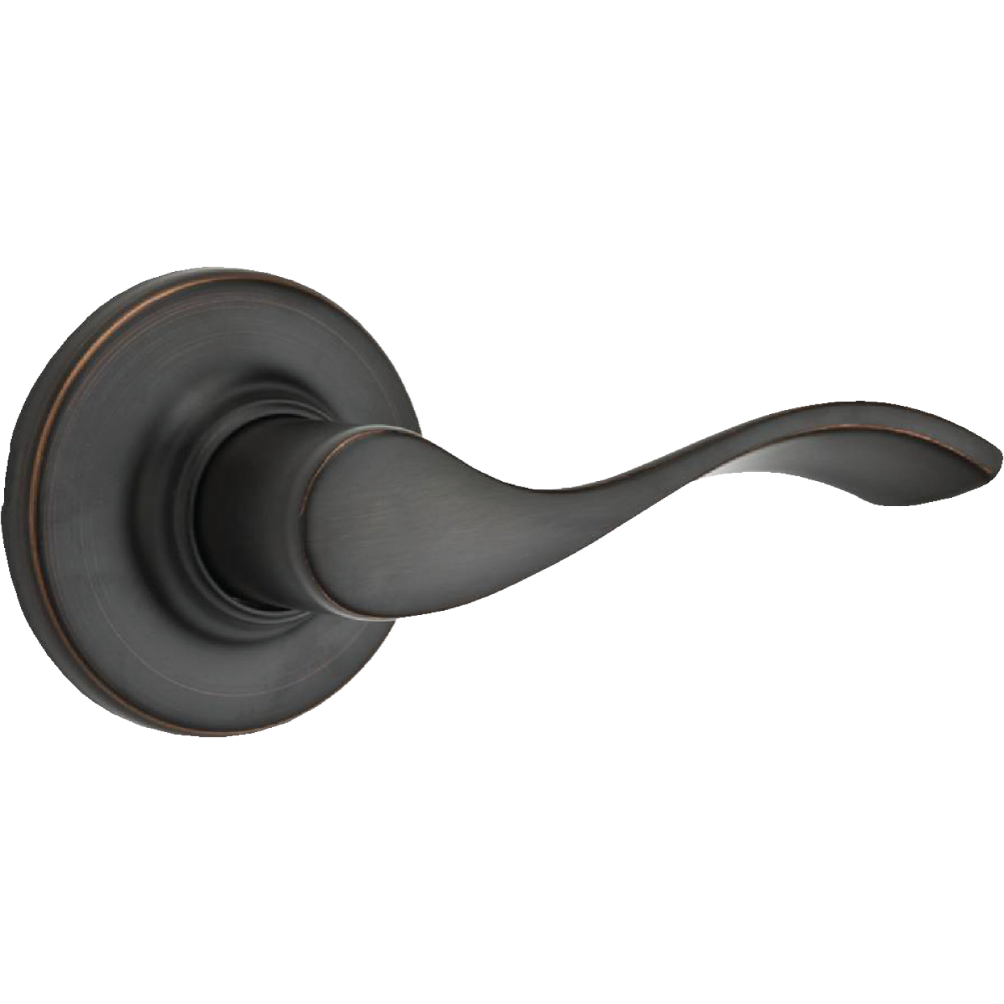 Kwikset Venetian Bronze Balboa Passage Door Lever Image 1