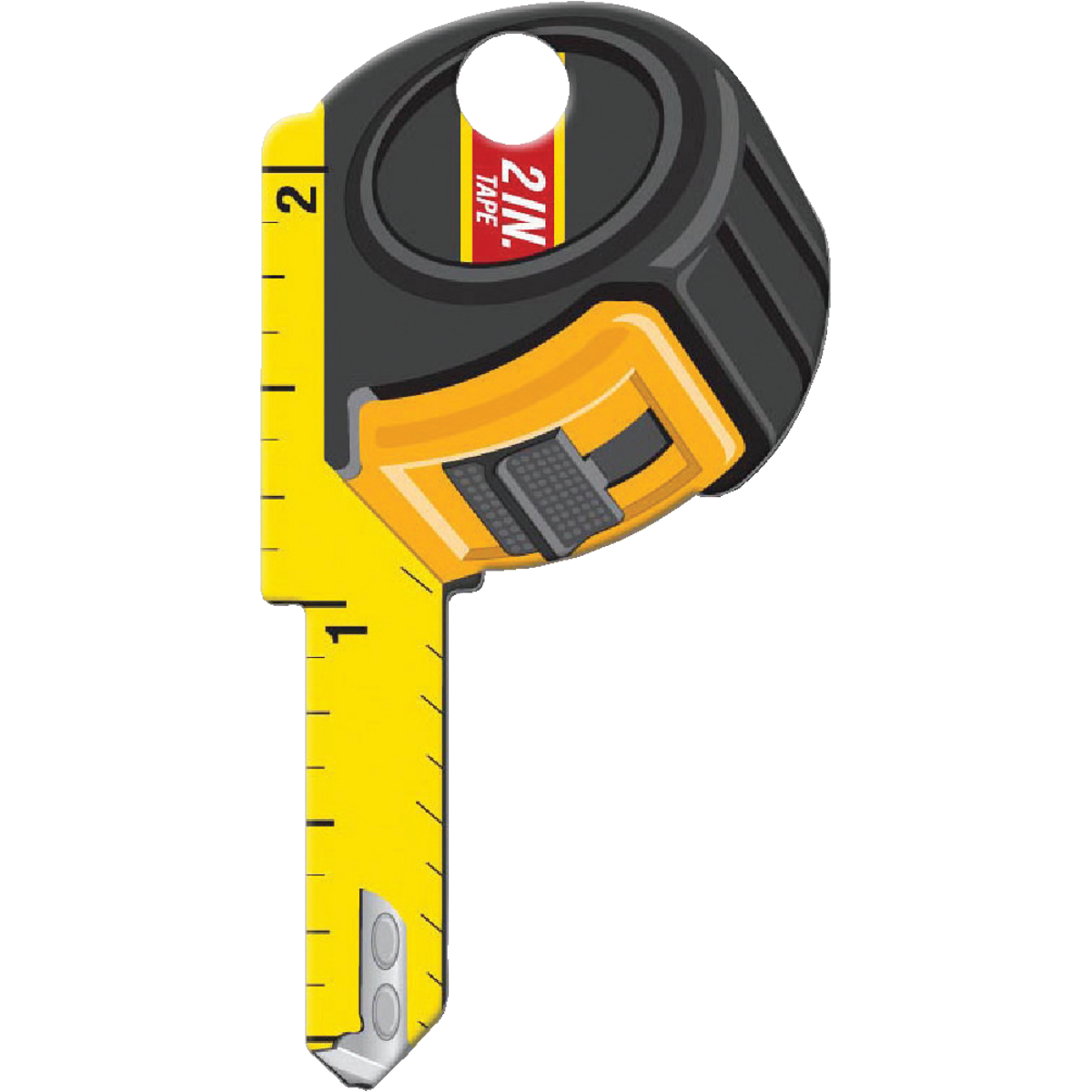 Lucky Line Tape Measure Design Decorative House Key, SC1 