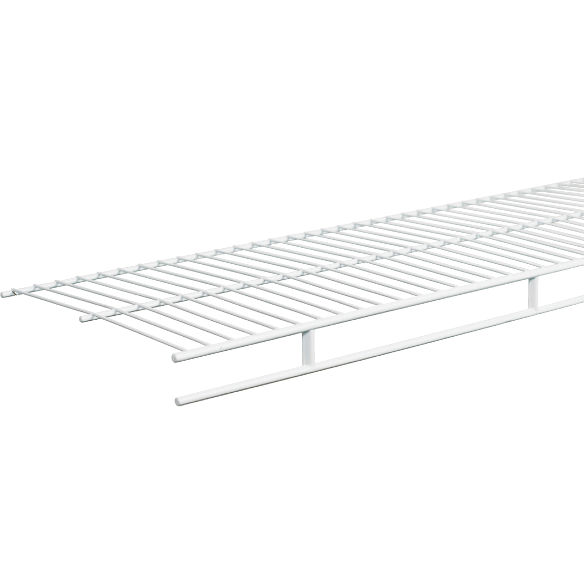 ClosetMaid 8 Ft. W. x 12 In. D. Ventilated Wire Shelf & Rod, White Image 1