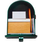 Gibraltar Elite T2 Large Green Steel Rural Post Mount Mailbox Image 3